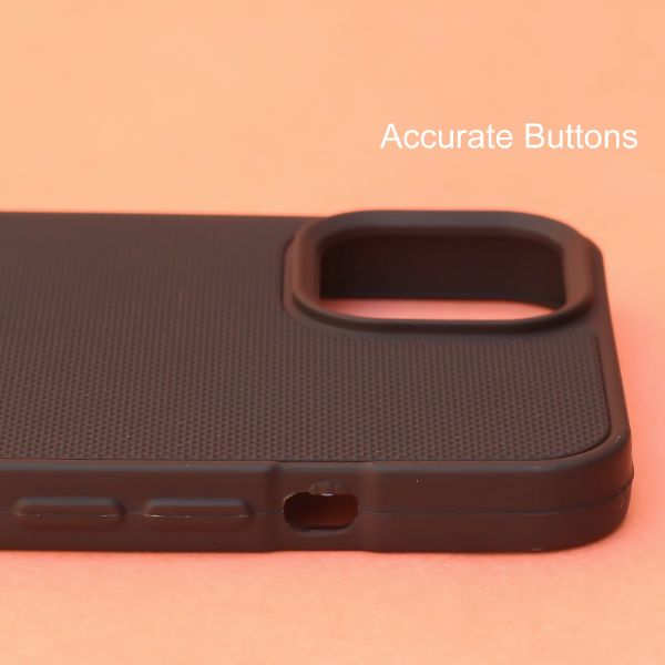 Black Niukin Silicone Case for Apple iphone 12