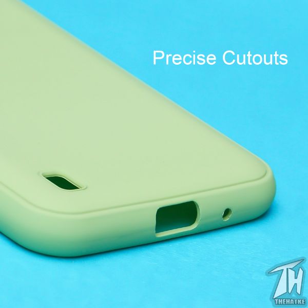 Light Green Silicone Case for Samsung A01