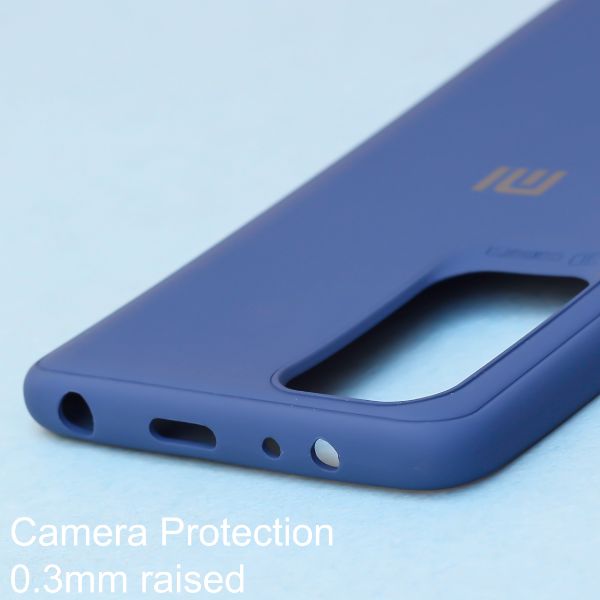 Dark Blue Silicone Case for Redmi Note 10
