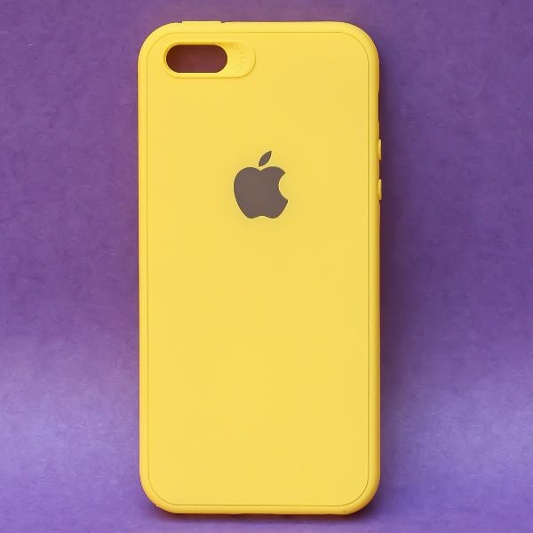 Yellow Silicone Case for Apple iphone 5/5s