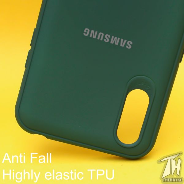 Dark Green Silicone Case for Samsung A01