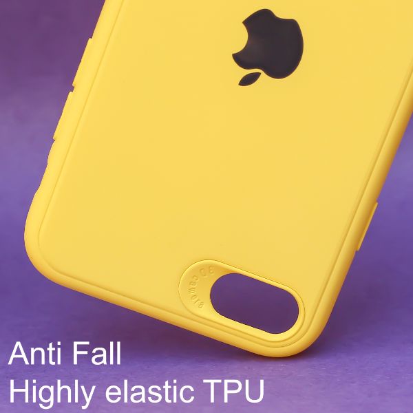 Yellow Silicone Case for Apple iphone 7
