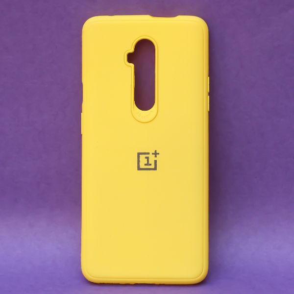 Yellow Silicone Case for Oneplus 7 Pro