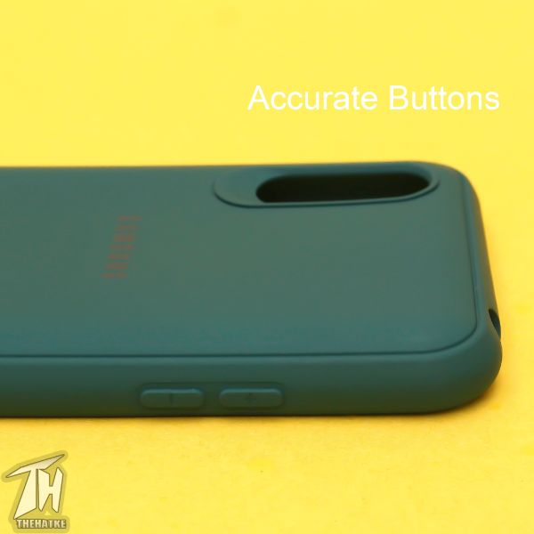 Dark Green Silicone Case for Samsung A01