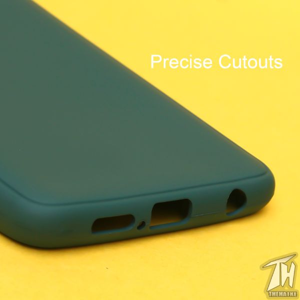 Dark green Silicone Case for Poco X3 Pro