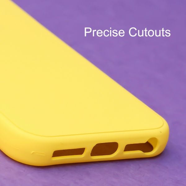 Yellow Silicone Case for Apple iphone 5/5s