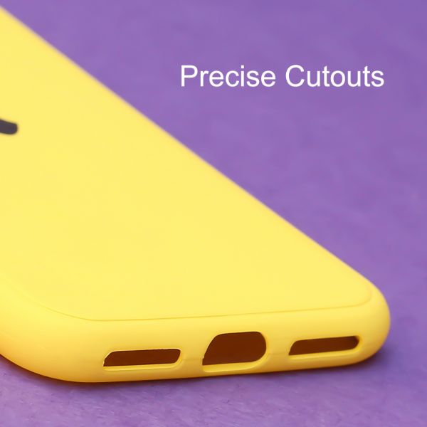 Yellow Silicone Case for Apple iphone 7