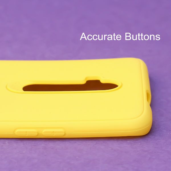 Yellow Silicone Case for Oneplus 7 Pro