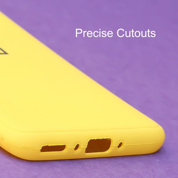 Yellow Silicone Case for Oneplus 7 Pro