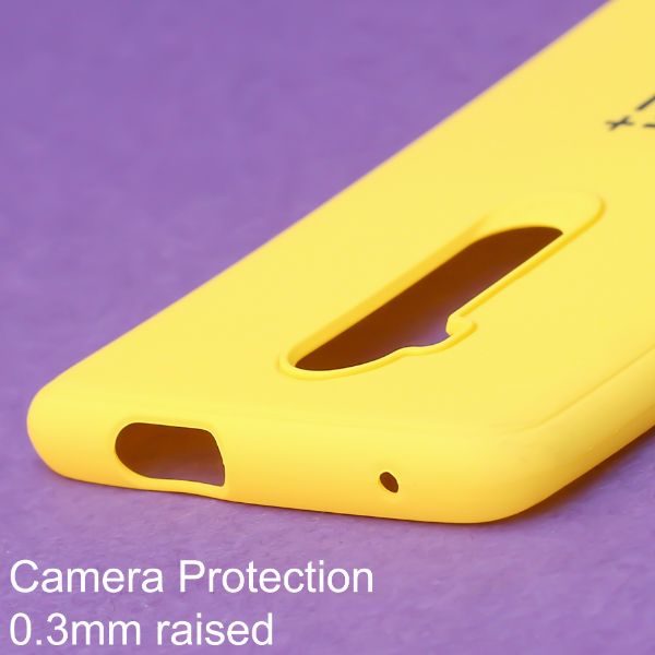 Yellow Silicone Case for Oneplus 7 Pro