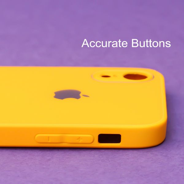 Yellow camera Safe mirror case for Apple Iphone XR