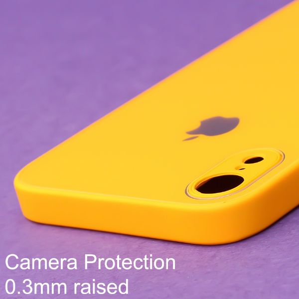 Yellow camera Safe mirror case for Apple Iphone XR