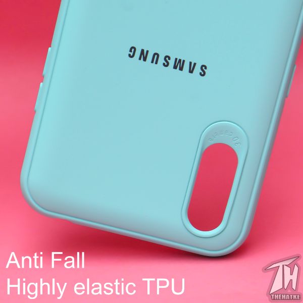 Light Blue Silicone Case for Samsung A01