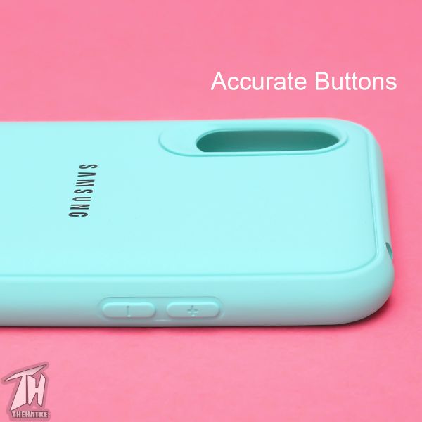 Light Blue Silicone Case for Samsung A01