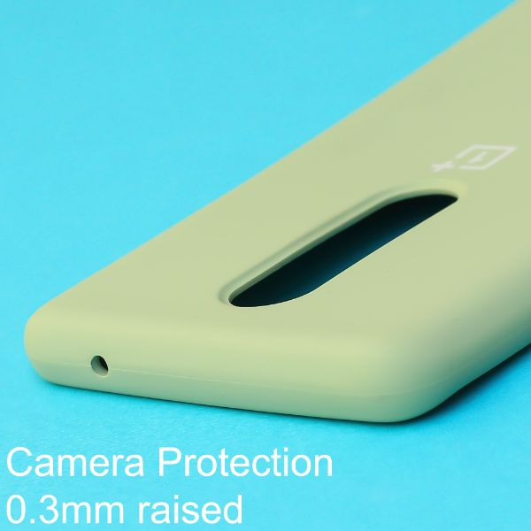 Light Green Original Silicone case for Oneplus 8