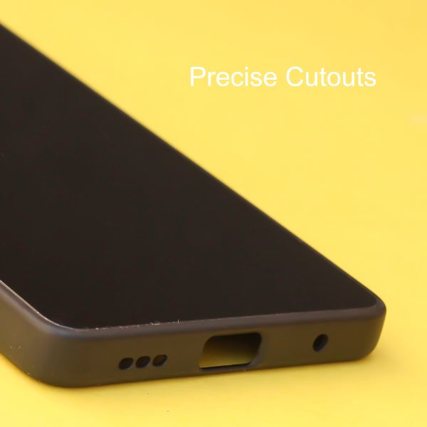 Black mirror Silicone  case for Redmi note 10 pro max