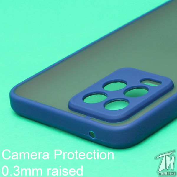 Blue Smoke Camera Safe case for Realme 8