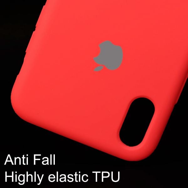 Red Original Silicone case for Apple iphone XR