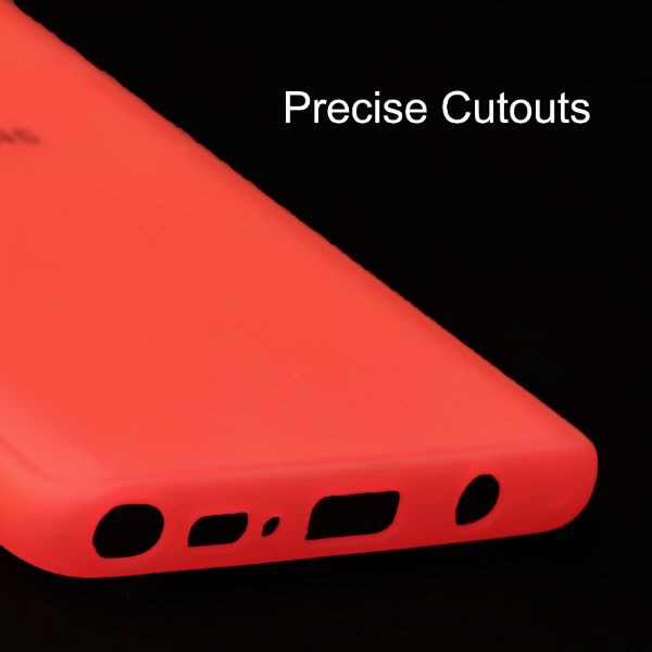 Red Silicone Case for Samsung Note 10 Lite
