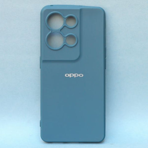 Dark Blue Spazy Silicone Case for Oppo Reno 8 Pro