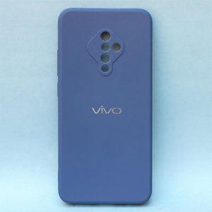 Dark Blue Candy Silicone Case for Vivo S1 pro