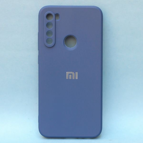 Dark Blue Candy Silicone Case for Redmi Note 8