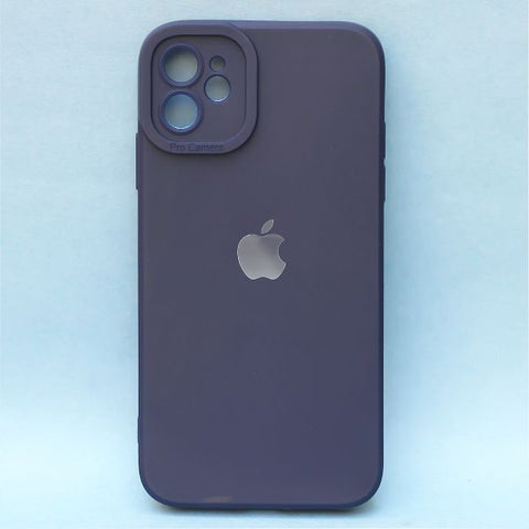 Dark Blue Spazy Silicone Case for Apple Iphone 11