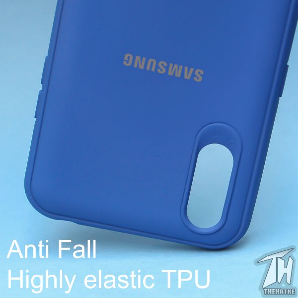 Dark Blue Silicone Case for Samsung A01