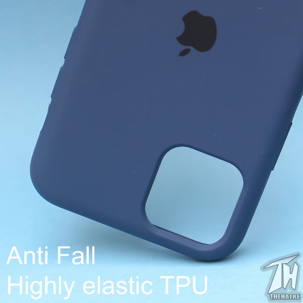 Dark Blue Original Silicone case for Apple iphone 11