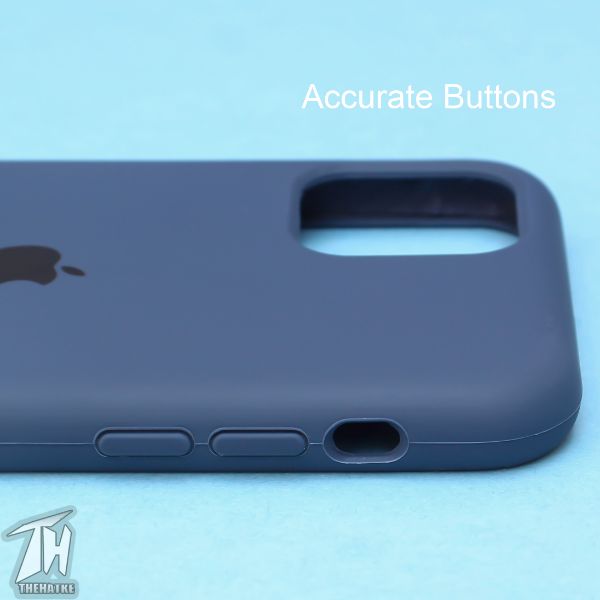 Dark Blue Original Silicone case for Apple iphone 11