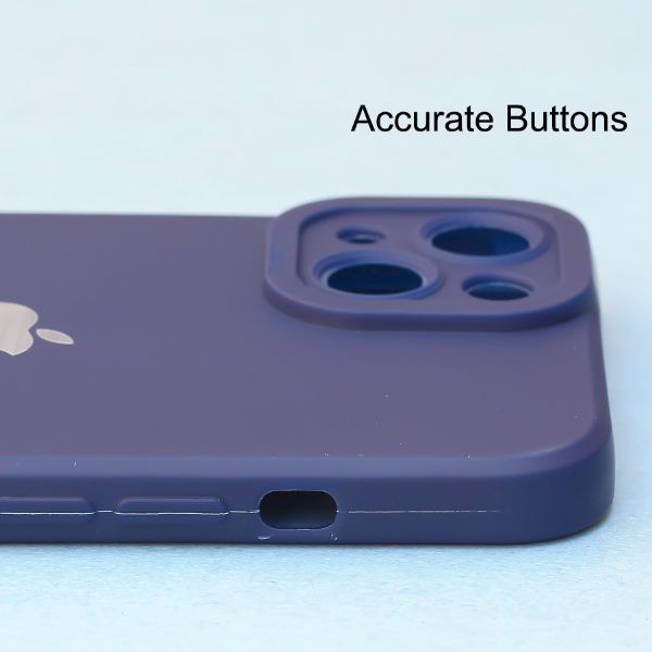 Dark Blue Spazy Silicone Case for Apple Iphone 13