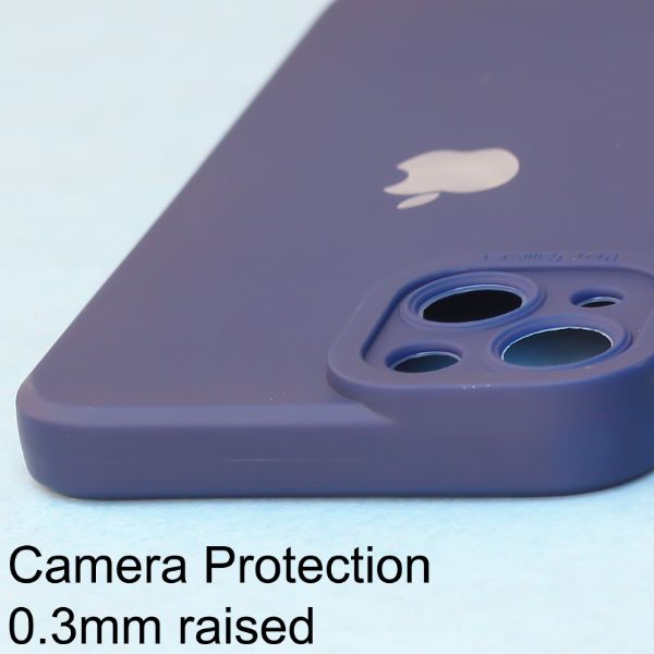 Dark Blue Spazy Silicone Case for Apple Iphone 13