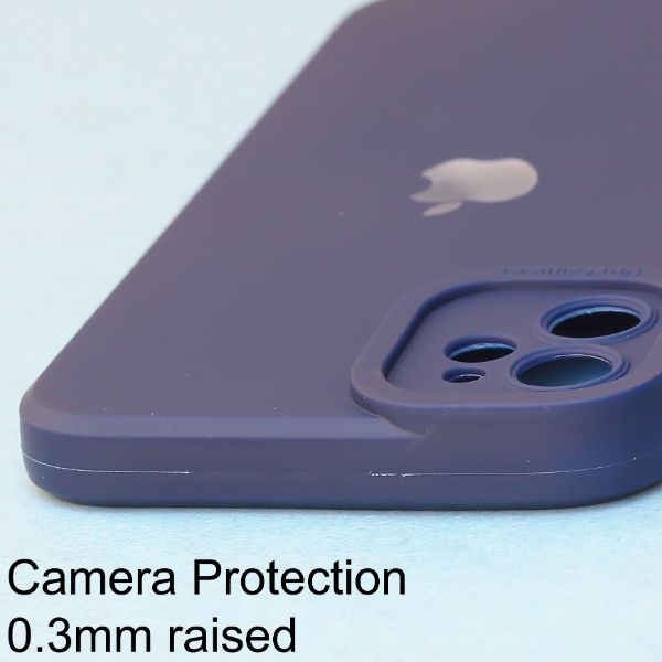 Dark Blue Spazy Silicone Case for Apple Iphone 11