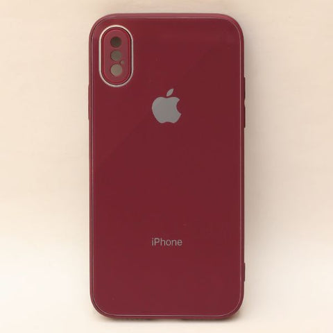 Mehroon camera Safe mirror case for Apple Iphone X/Xs