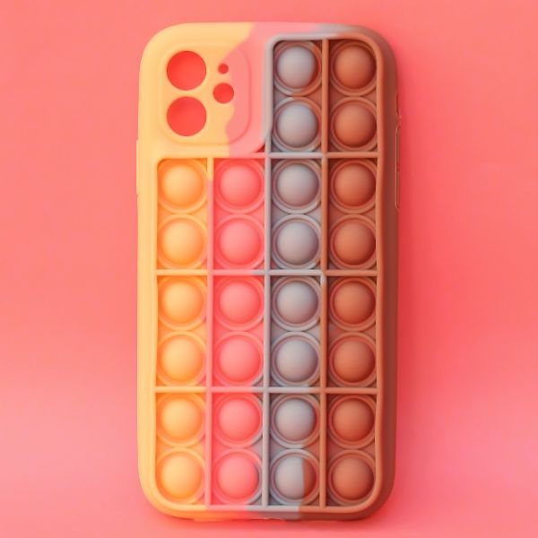 Granite Pop Bubble Silicone Case for Apple Iphone 11