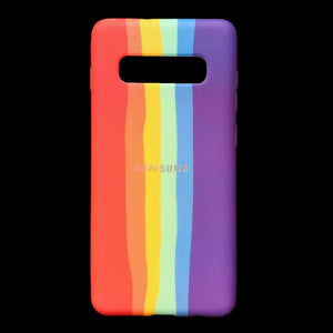 Rainbow Silicone Case for Samsung S10 plus