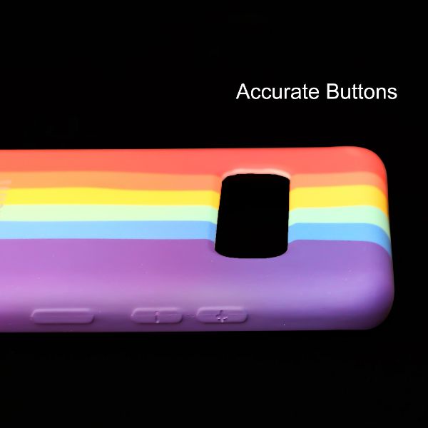 Rainbow Silicone Case for Samsung S10 plus