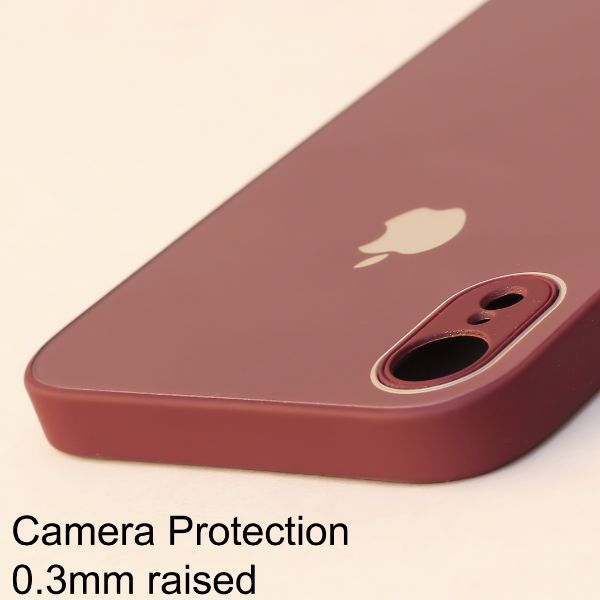 Mehroon camera Safe mirror case for Apple Iphone XR