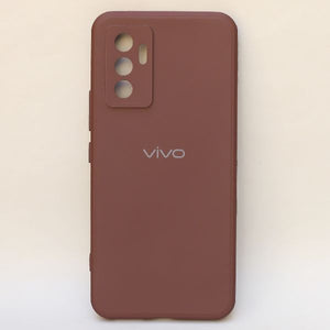 Dark Brown Candy Silicone Case for Vivo V23e