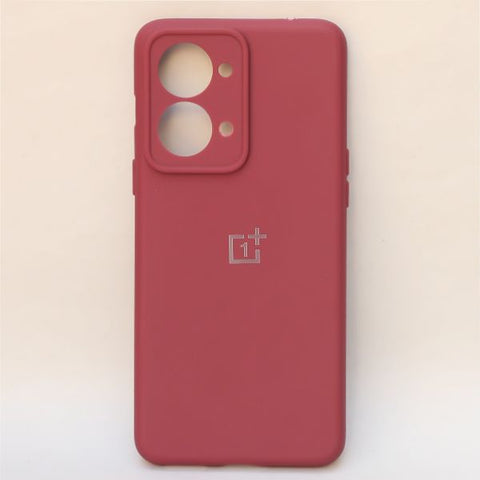 Dark Pink Candy Silicone Case for Oneplus Nord 2T