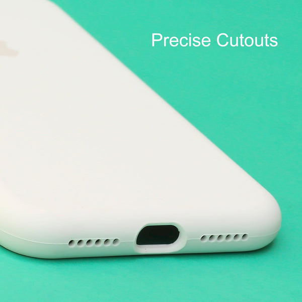 White Original Silicone case for Apple iPhone XS Max