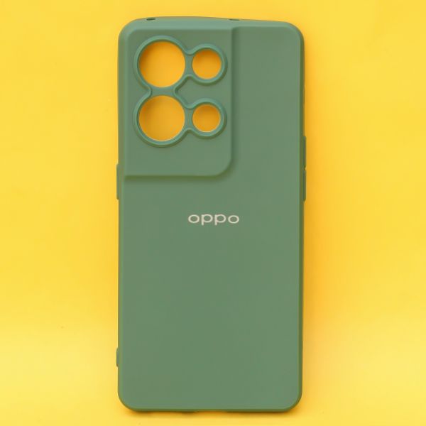 Dark Green Spazy Silicone Case for Oppo Reno 8