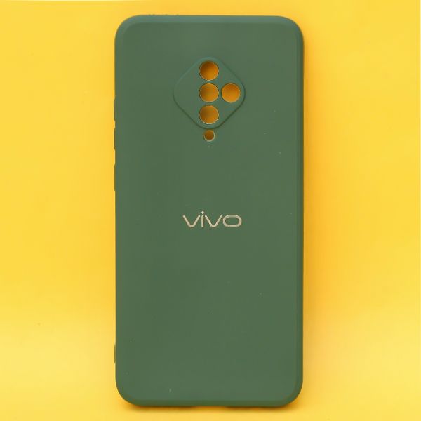 Dark Green Candy Silicone Case for Vivo S1 pro