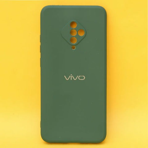 Dark Green Candy Silicone Case for Vivo S1 pro