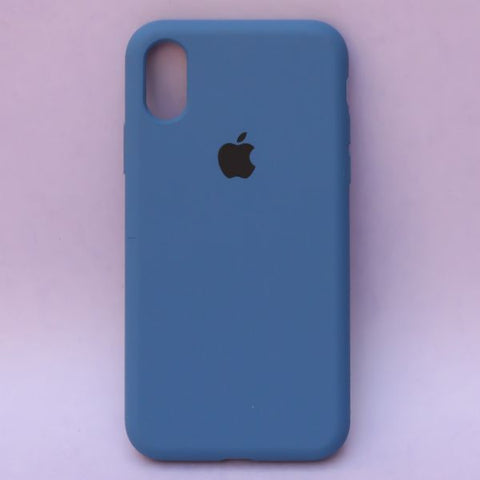 Blue Original Silicone case for Apple iphone X/Xs