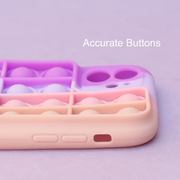 Pastel Pop Bubble Silicone Case for Apple Iphone 11