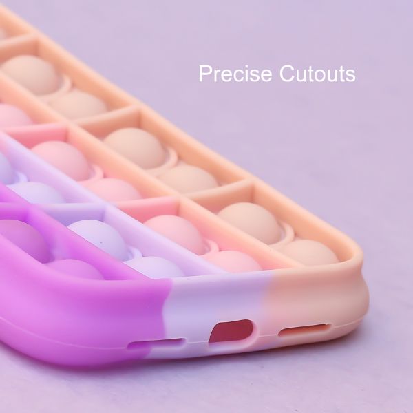 Pastel Pop Bubble Silicone Case for Apple Iphone 11