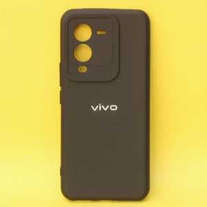 Black Spazy Silicone Case for Vivo V25 Pro