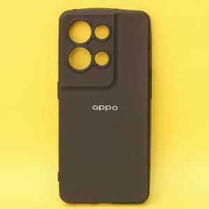 Black Spazy Silicone Case for Oppo Reno 8