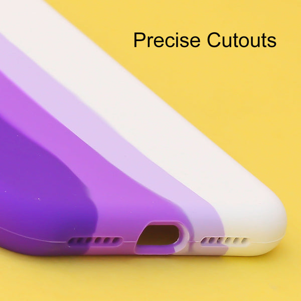 Orchid Rainbow Silicone Case for Apple iphone Xs Max